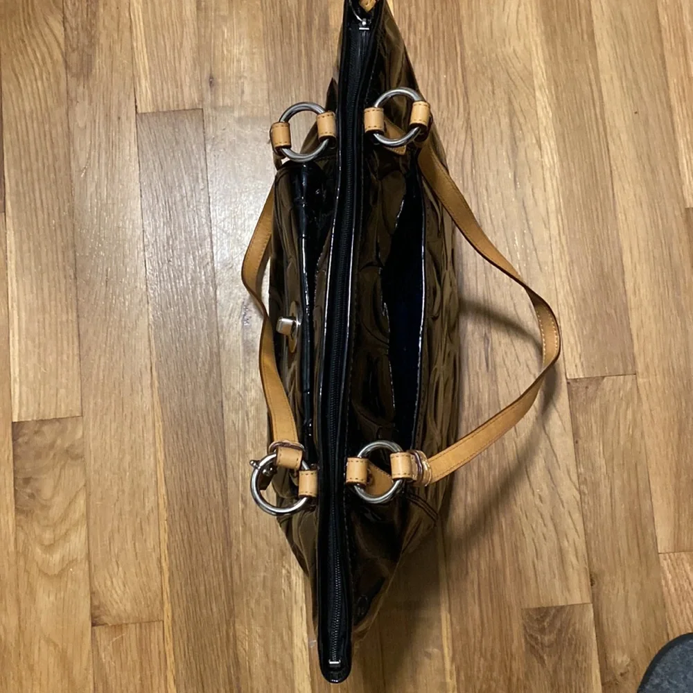 Preloved Coach Embossed Patent Leather Madison Tote - Picture 13 of 13